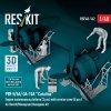 RESKIT RSF48-0162 PBY-5/5A/ OA-10A Catalina Engine maintenance platform (2 pcs) with service crew (5 pcs) for Revell/Monogram/Hasegawa kit (3D Printed) (1/48)